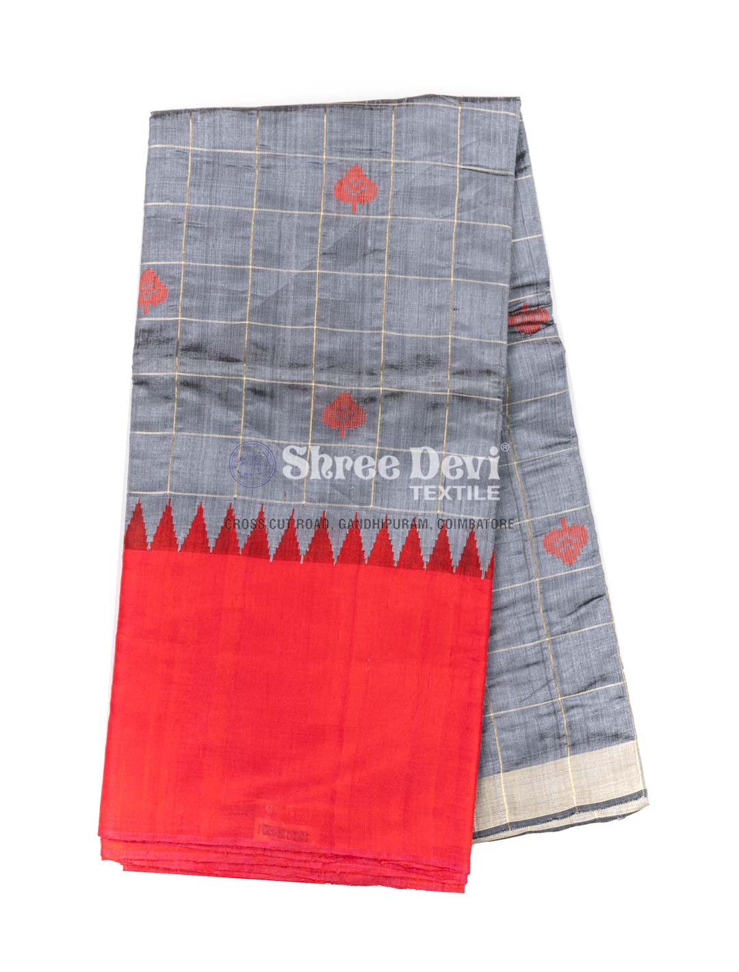 Generic Women's Soft Cotton Saree With Blouse (rama, 5-6mtrs)